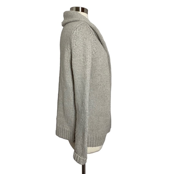 Joie Wool Alpaca Blend Open Front Sweater Cardigan - Picture 2 of 8
